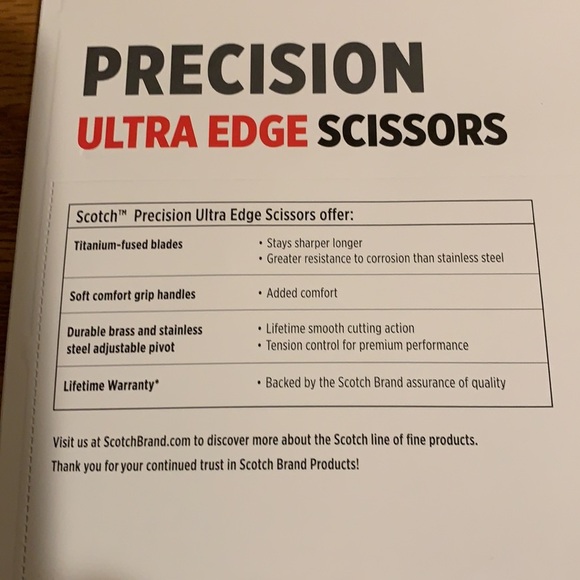 Scotch Precision Ultra Edged Scissors - Picture 11 of 12
